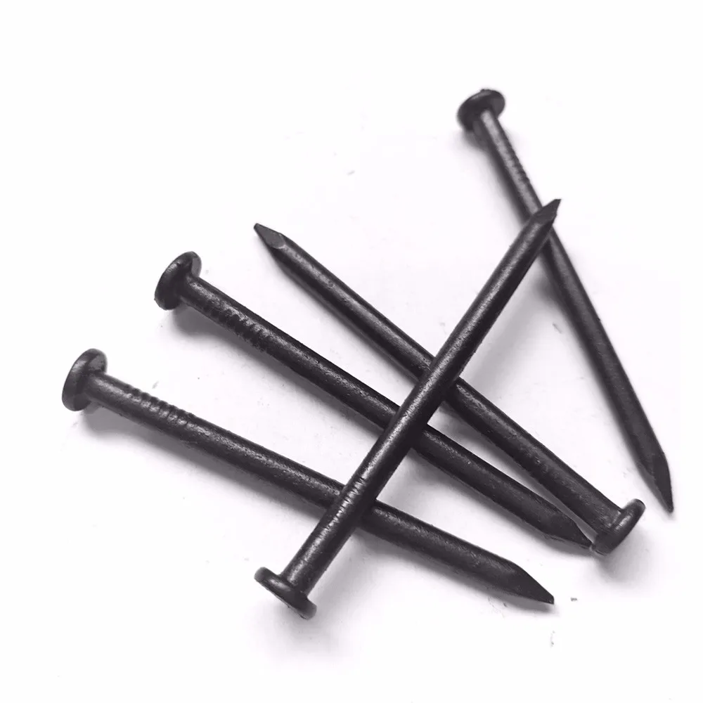 Smooth Shank black concrete nails, View black concrete nails, Hongli or