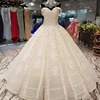Jancember LS01440 white real color bridal sweetheart with shoulder chain elegant wedding gowns wedding dress