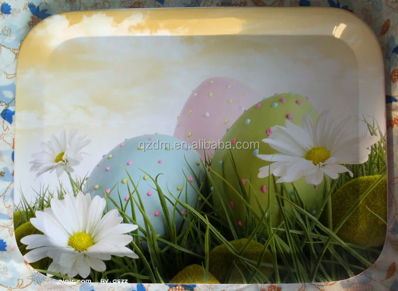 Easter Day Melamine Rectangle Tray