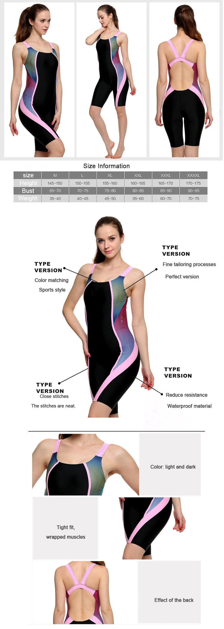 Custom Professional New Styles Sports Swimwear Women Backless One Piece
