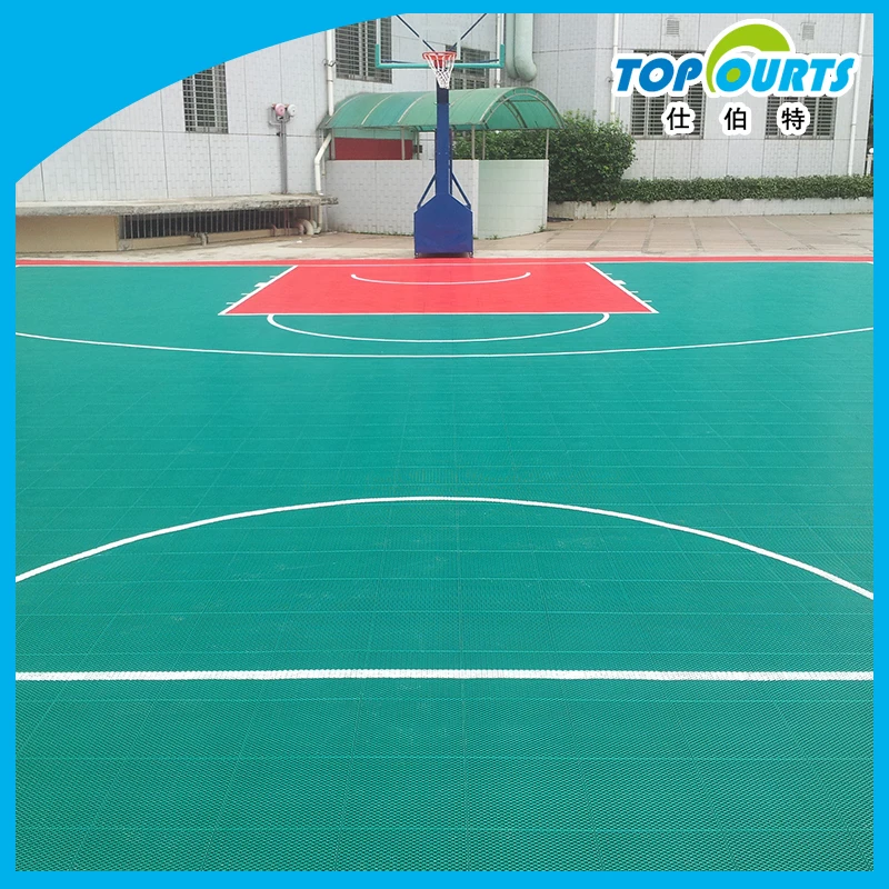 Suelos De Cancha De Baloncesto Al Aire Libre Enclavamiento Port Til