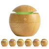 Wholesale 130ml Wood Grain Oil Difuser USB Aromatherapy Humidifier for Office Bedroom Yoga Spa