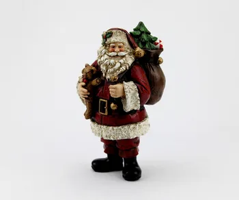 santa claus resin statue