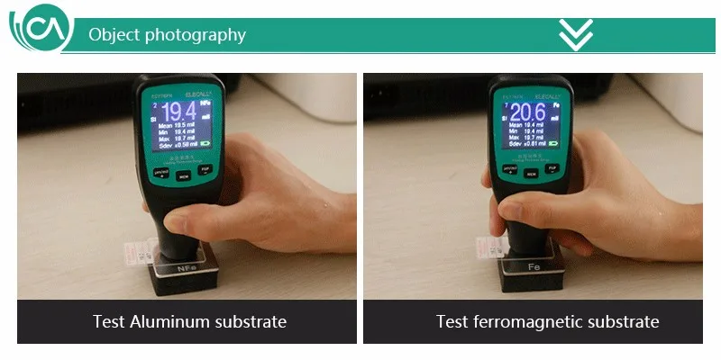 Ec776fn Digital Thickness Gauge Coating Meter Zinc Coating Metal