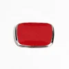 Red Black Blue H Steering Wheel Type A B Emblem 53mm x 43mm 50mm x 40mm For S2000 CIVIC ACCORD FA5 FD2 FG1 FG2 Type-R