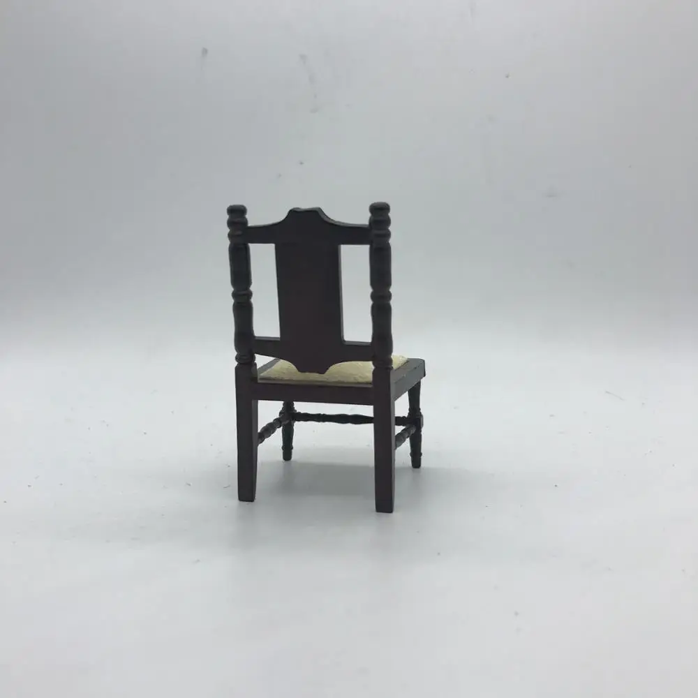 Diy 1/12 Dollhouse Miniature Wooden Furniture Chairs Buy Dollhouse