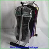 Plastic hair extension package bags ,resealable standing hair extension bag