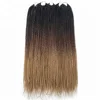 Crochet Braids With Synthetic Hair for Braiding 2X Thin Senegalese Twist 100g/Pc 24" (60CM) Ombre Braiding Hair Extensions