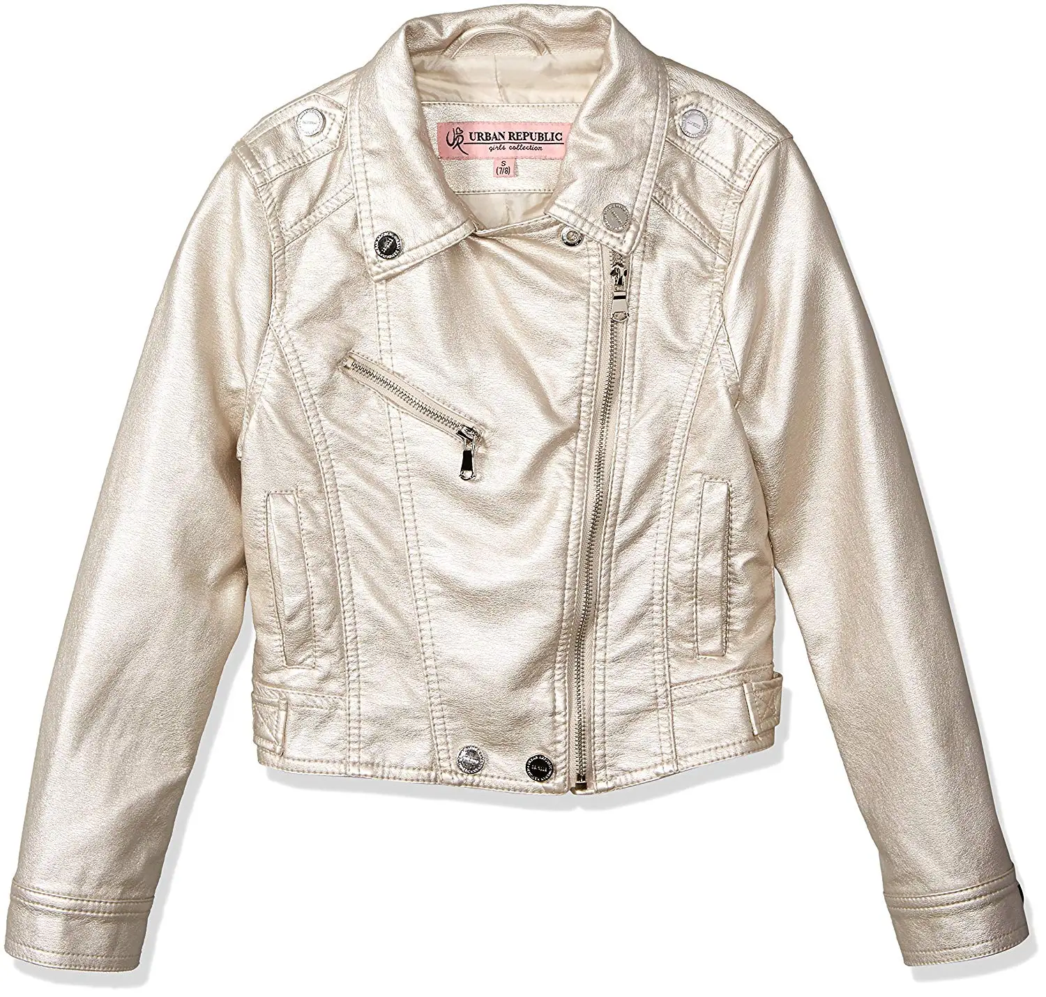 Urban Republic Girls/' Ur Polyfil Jacket Silver Toddler Girls 3T New