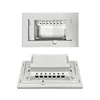 New arrival black Intelligent home control panel shell 120 enter the wall touch switch