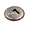 Professional Wholesale 58mm Round Bottle Opener Fridge Magnet Magnetic Tin Button Badge For Party/Promotion