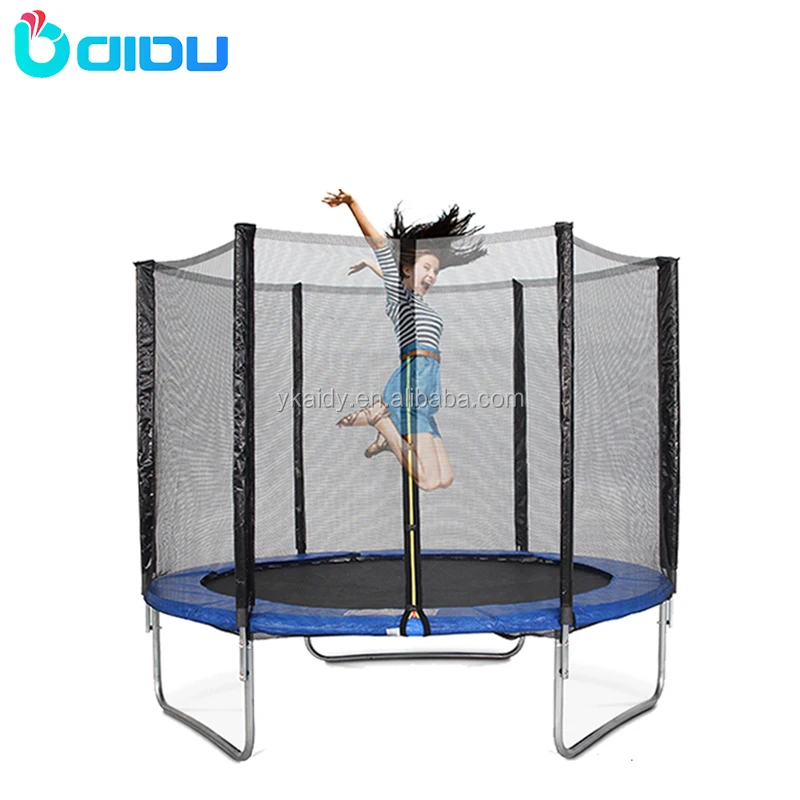 Ce Approved Gymnastic Cheap 8ft Trampoline For Kids In Park With Safty