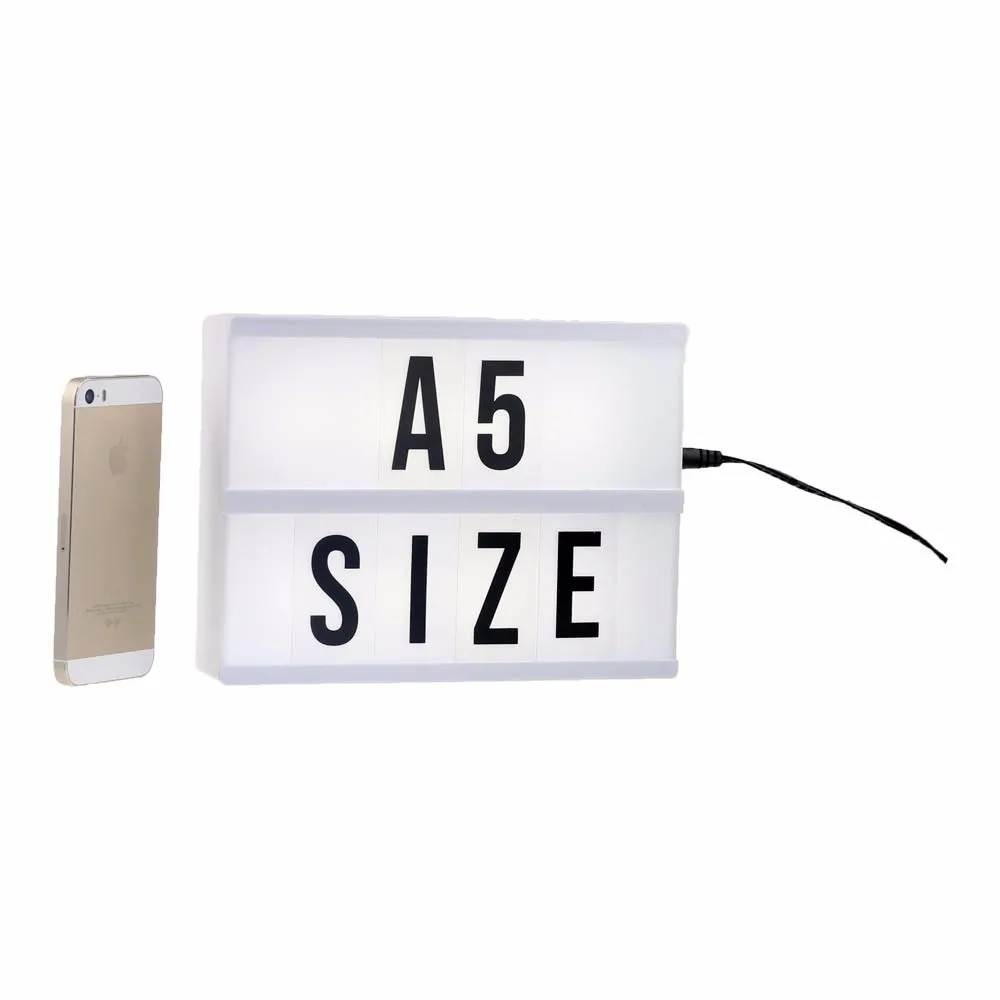 Mini Lightbox A5 Size Cinematic Light Box 6xaa Battery Dc9v 500ma