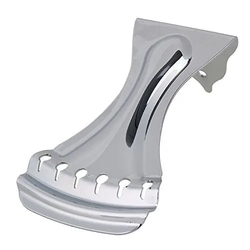 Surfing Chrome 6 String Zinc Alloy Durable Dobro Style Tailpiece for Resonator Echo Guitar