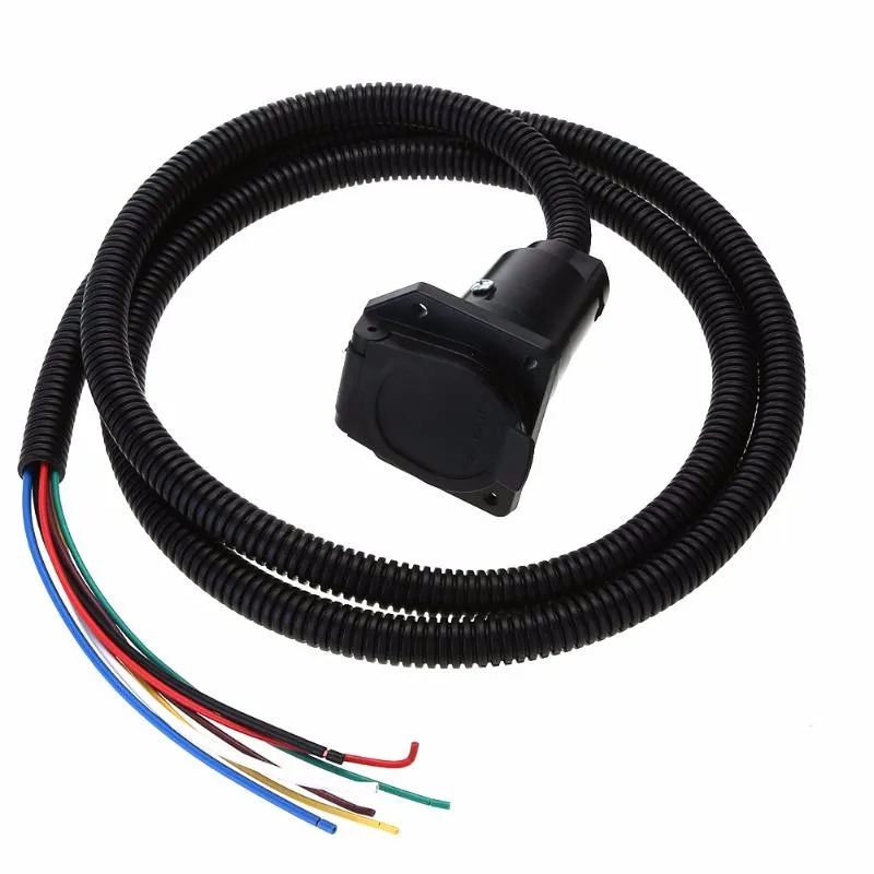 6.6ft Trailer Wiring Harness Kit With 7pin Connector Plug Buy Trailer