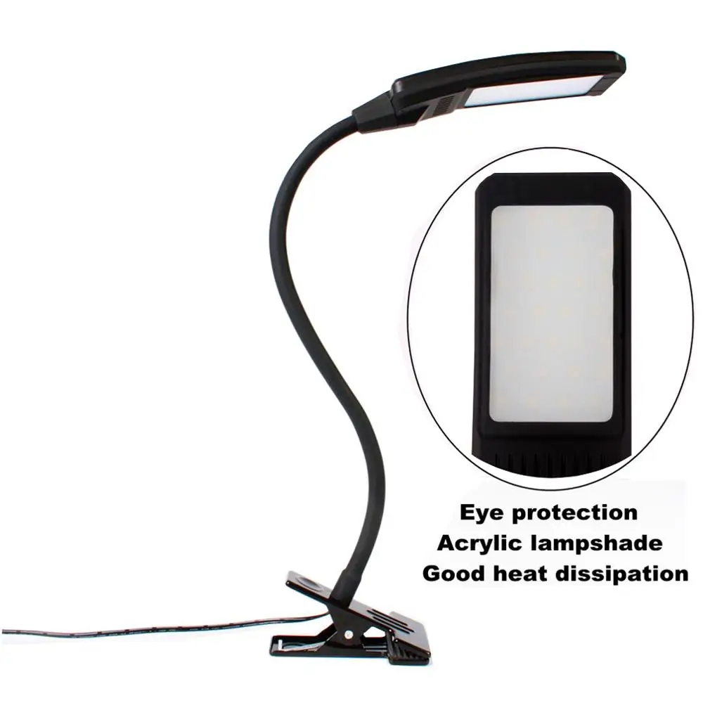 Desk Lamp Type Powerful Metal Clamp Led Reading Lamp - Buy ...