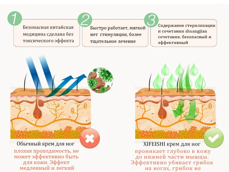 быстро впитывается в кожу