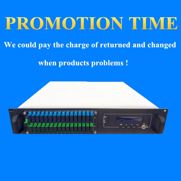 SW Triple Play GPON OLT Network PON WDM 1550 CATV 16 Ports WDM EDFA GPON OLT 