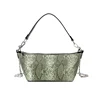 Wholesale Leisure korea style Python Skin Chain Shoulder Bag Lady Snakeskin Leather Crossbody Handbag Women