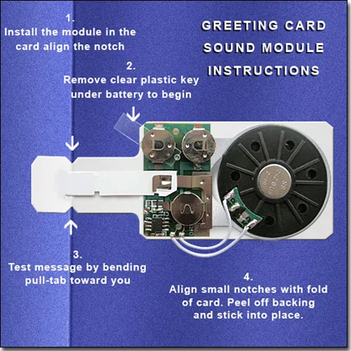 Greeting Card Sound Module/recordable Sound Chip Buy Sound Module