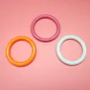 plastic toys chain link for baby toy round plastic ring seal ring
