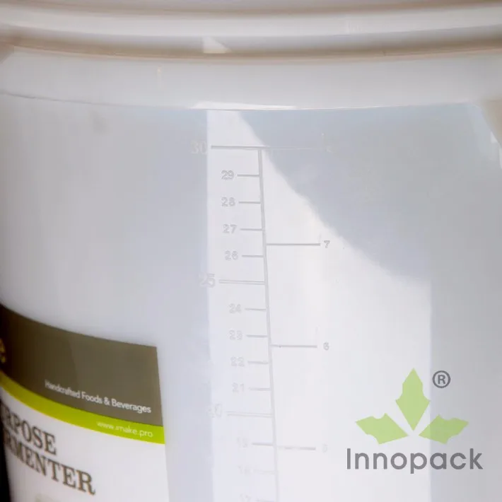 Clear 30l Plastic Brewing Bucket With Lid For Homebrew Buy Plastic Bucket,Brewing Bucket,30l