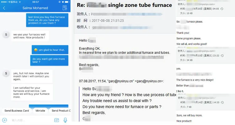 1700 Degree S/B Type Thermocouple Temperature Sensor for High Temperature Electric Muffle Furnace