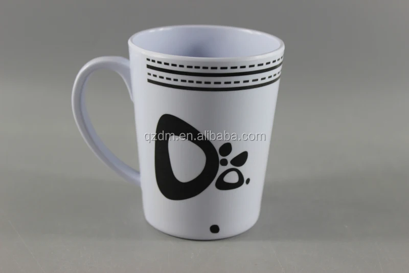 320ML Plastic Coffee Mug , Melamine Cup Summer with handle