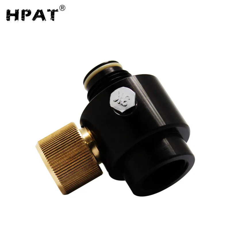 Paintball Tank Adjustable Regulator Paintball Co2 Valve 02000psi Black