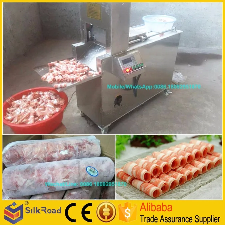 FEST Factory Full-automatic Meat Slicer Flaker Machine Commercial Kitchen  Machine Frozen Meat Slicing Machine Mutton Beef Cutting Slice - FEST