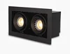 30W(2*15W) LED recessed square double head Grille Downlight