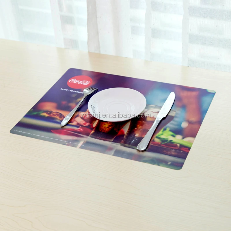 Customized Plastic Pp Placemat Printing Pp Table Mat Promotional