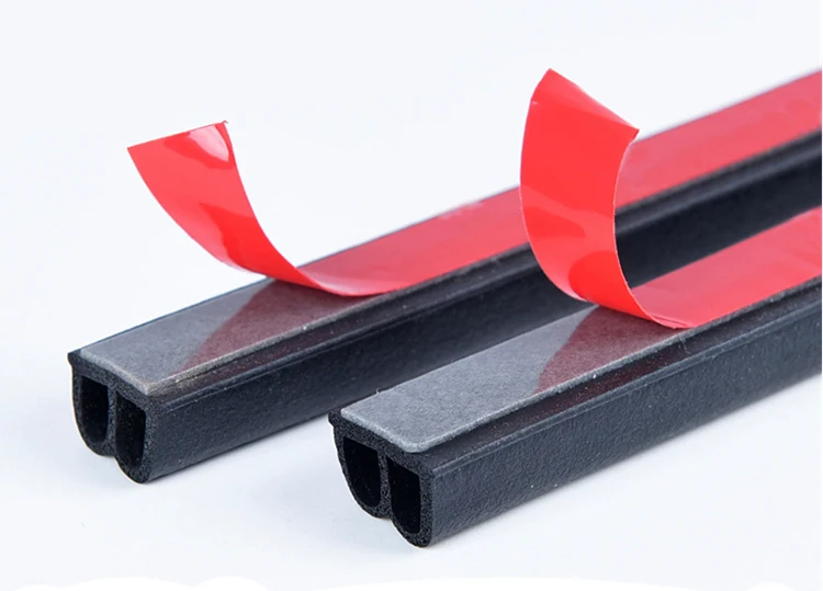 B Pillar Automotive Antinoise Strip Car Door Window Rubber Trim