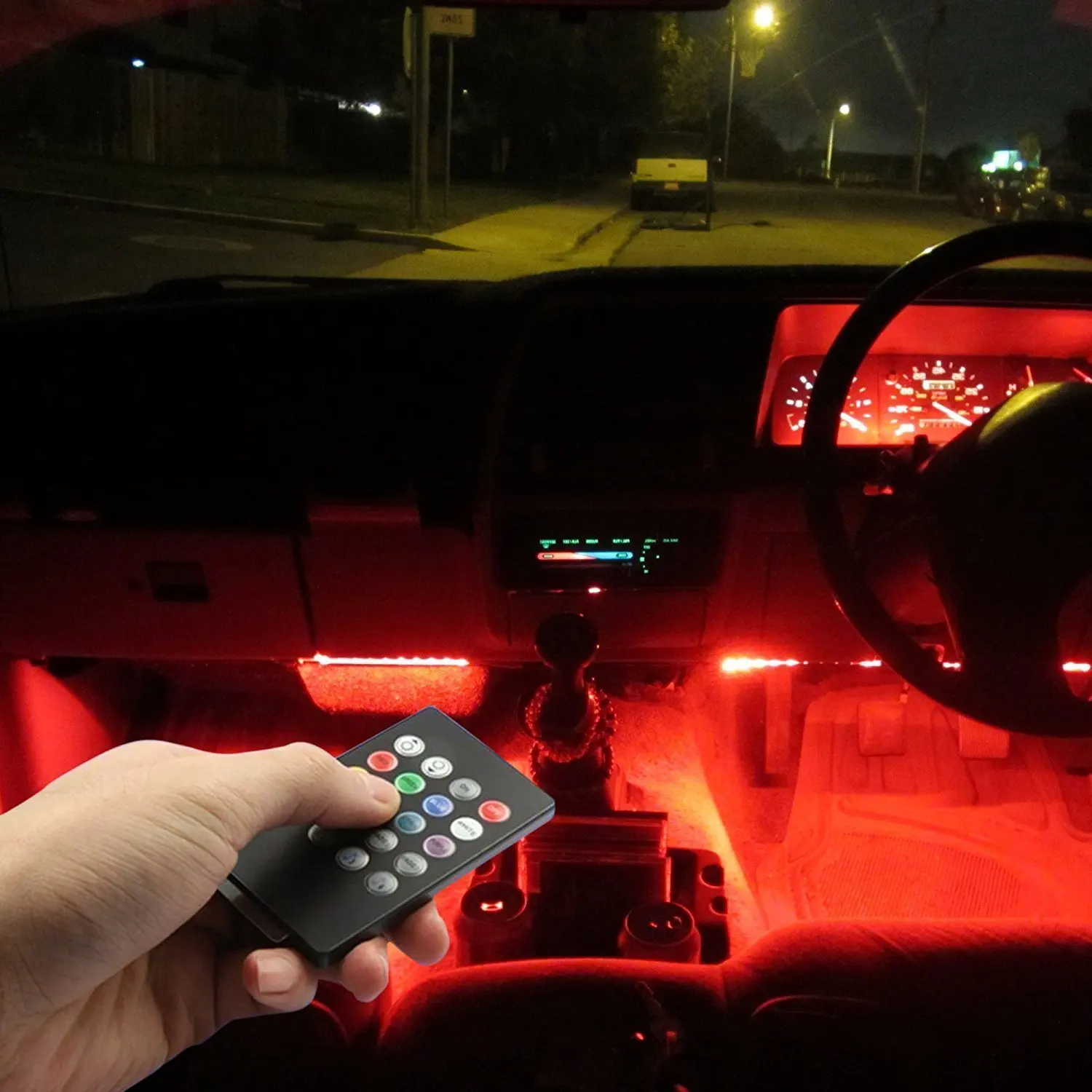 Bluetooth Controller Sound Activated Multi Color Dc12v Rgb Car Bluetooth Controller Sound Activated Multi Color Dc12v Rgb Car Led Strip Lights For Under