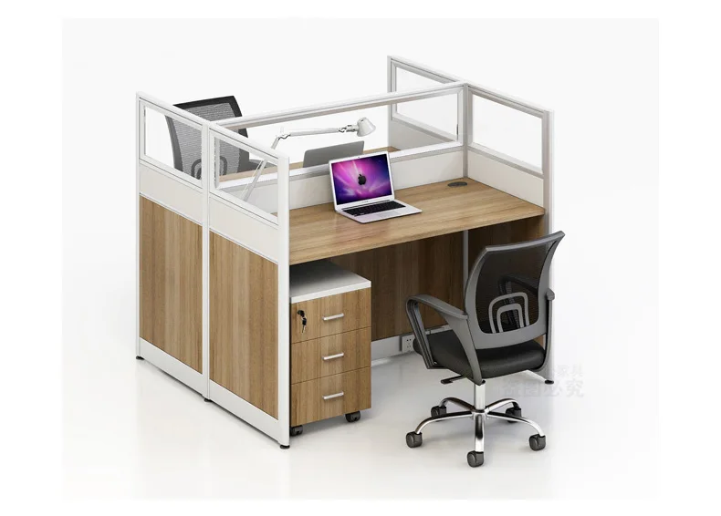 Popular Mdf Office Desk Design Curved Office Partition With Plastic