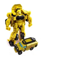7pce set high quality Transformation robot 10cm anime action figure robot car kids toy brinqedos juguetes