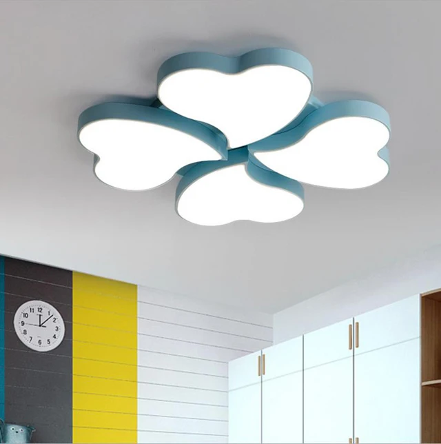 China manufacturers multi-heart flush mount modern acrylic led decorative ceiling light