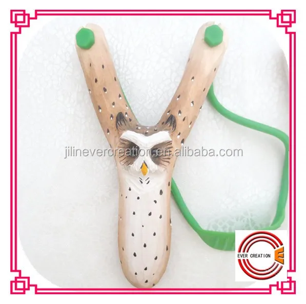 owl wooden slingshot