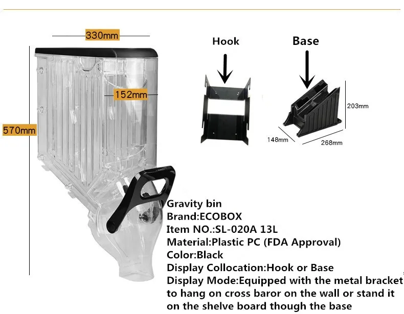 Cereal Dispenser Hs Code 3926909090 Buy Cereal Dispenser,Candy Dispenser,Hs Code 3926909090
