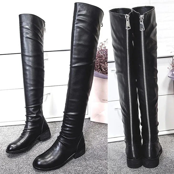 sexy stiefel flach