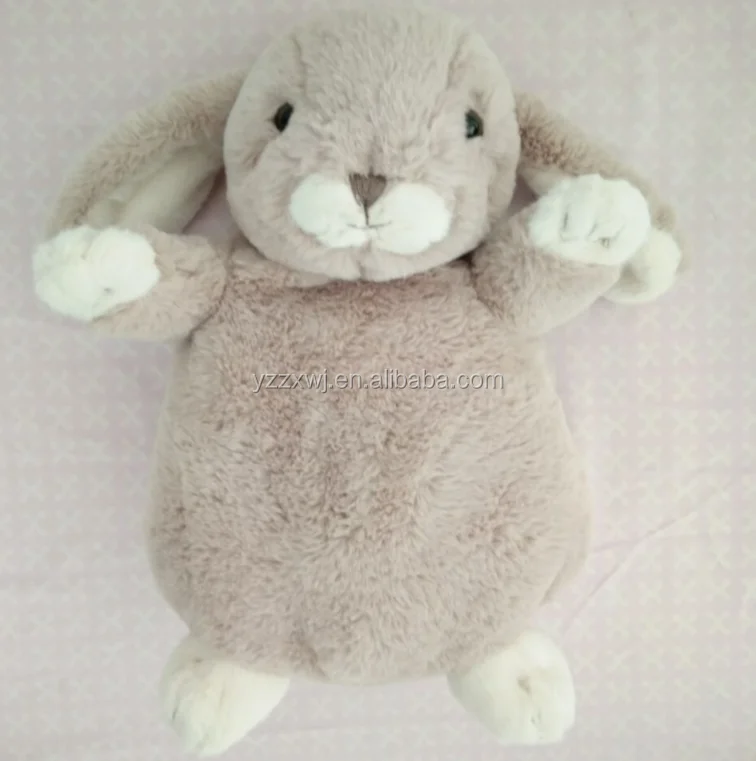 Plush Animal Hot Water Bottle Cover/plush Rabbit Hot Water Bottle Cover