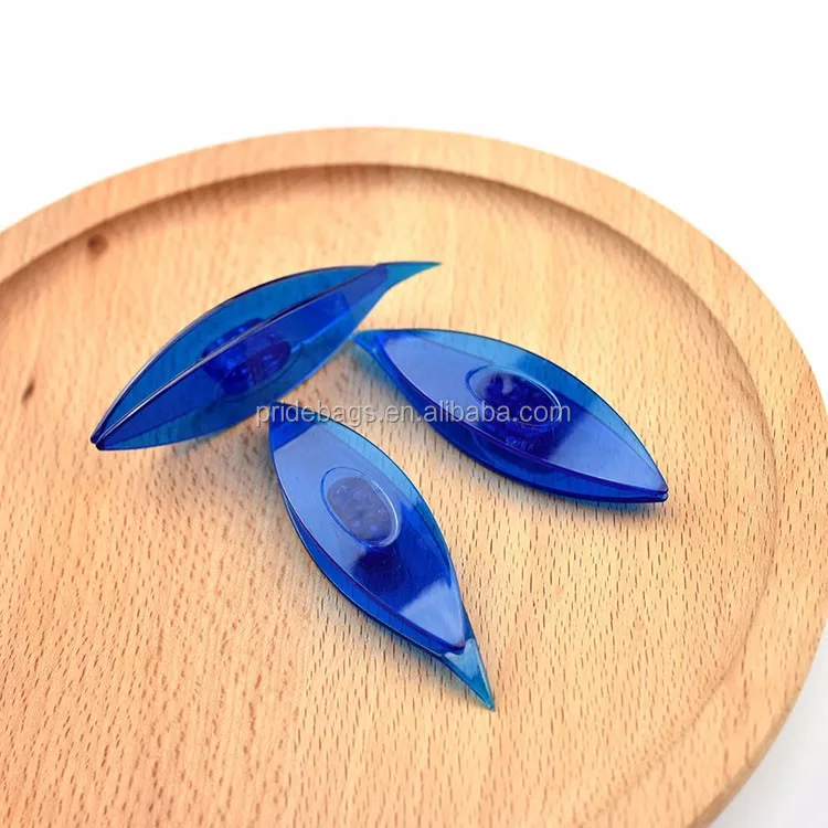 Set Of 3 Pcs Plastic Large Tatting Shuttle For Beads And Large Designs
