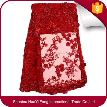 red lace cloth
