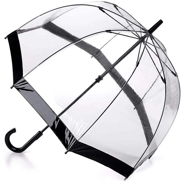 Manual Open Dome Clear Transparent Poe Umbrella Buy Transparent