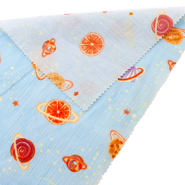Dessert lemon cloth printed cotton canvas fabric