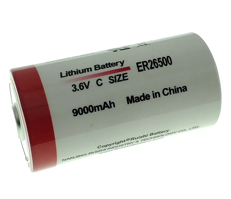 Lisocl2 Battery Bobbin Type C Er26500 Tl-4920 Ls26500 3.6v 150ma 300ma ...