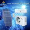 Save 90% Power 2ton 12000 24000BTU AC Hybrid DC 48V 12v Portable Solar Powered Window Air Conditioner
