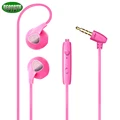 Free shipping high quality 3 5 mm headphone jack for iPhone66S5S bass ear headphones Xiaomi FONE