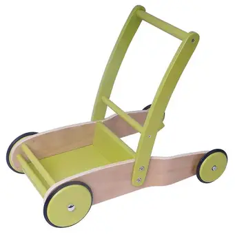 wooden baby pram walker