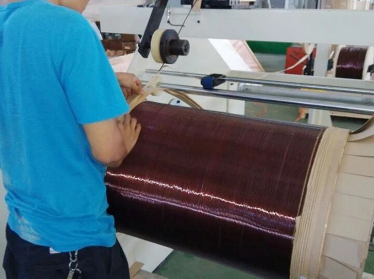 aluminum wire automatic coil winding machine